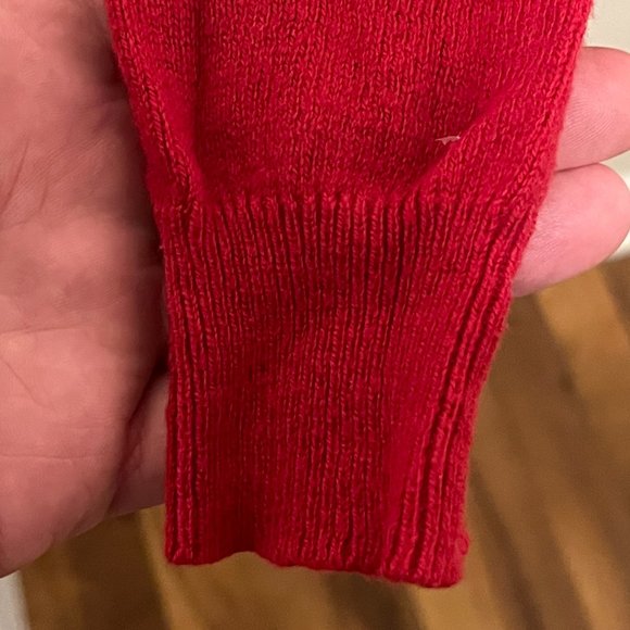 TORRID | Women's Cashmere Blend Sweater Red Black Size 14/16 - Picture 4 of 8